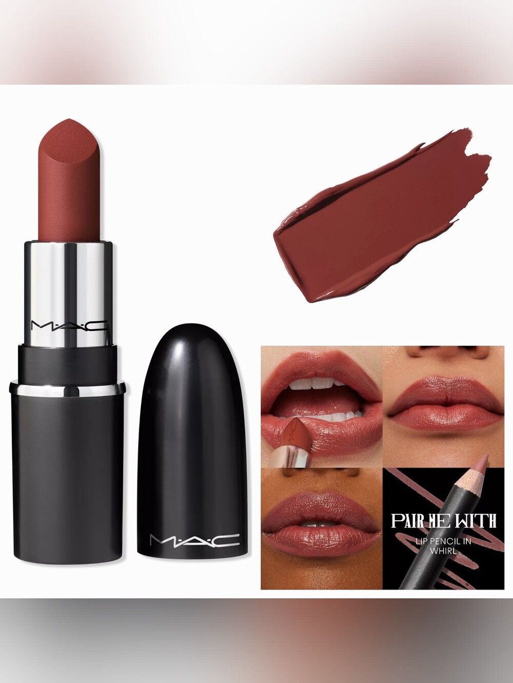MAC M·A·Cximal Sleek Satin Lipstick Mini In Créme In Your Coffee